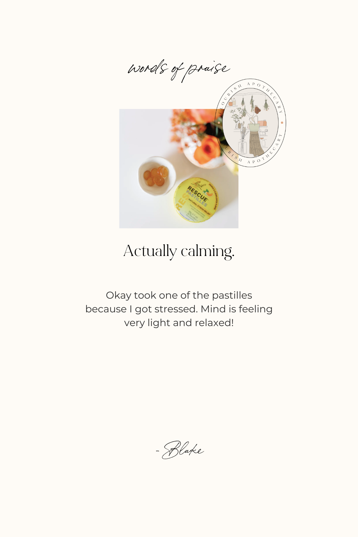 Bach Flower Rescue Stress Pastilles