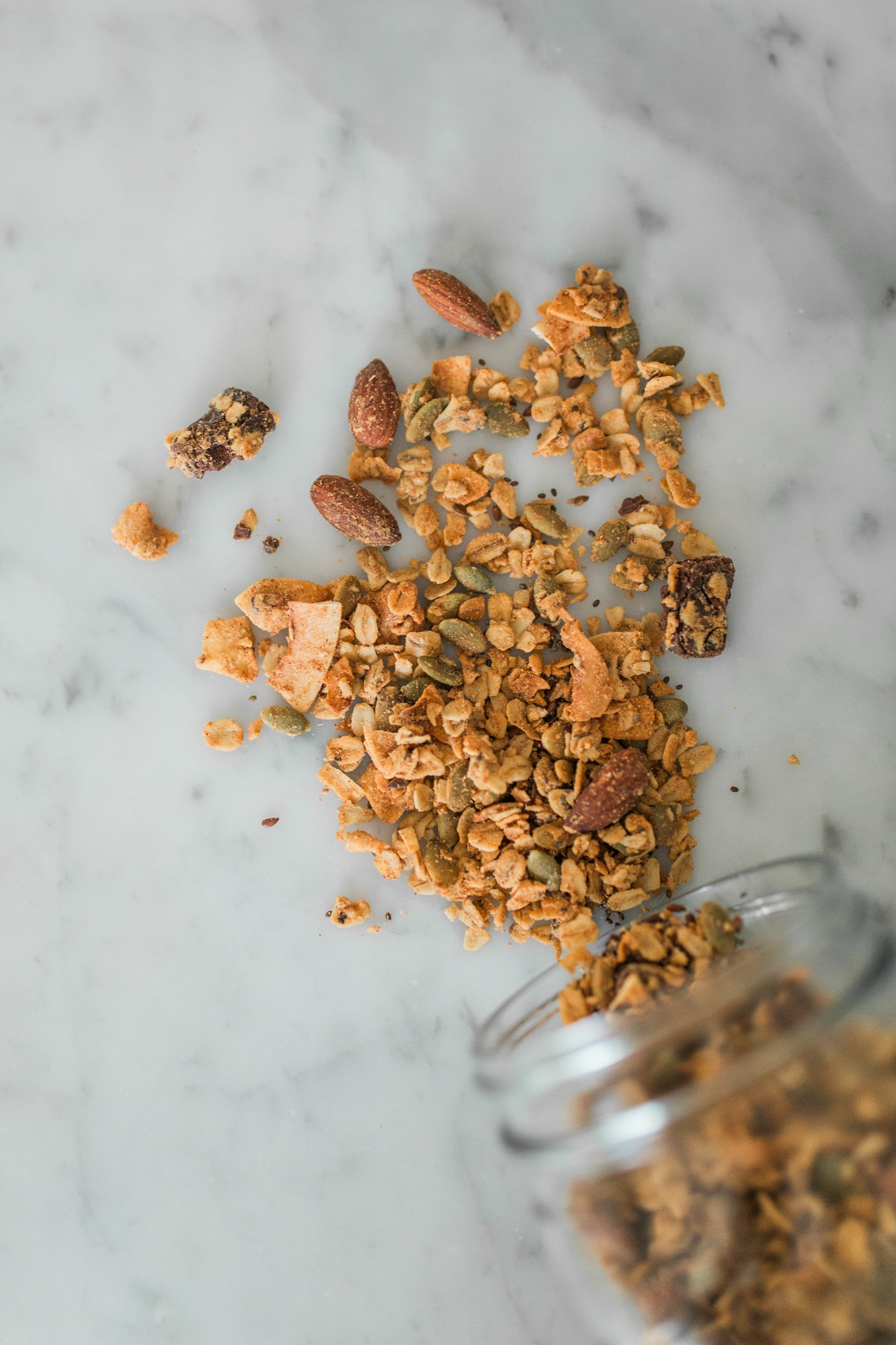 Almond Butter + Chocolate Chunk Granola