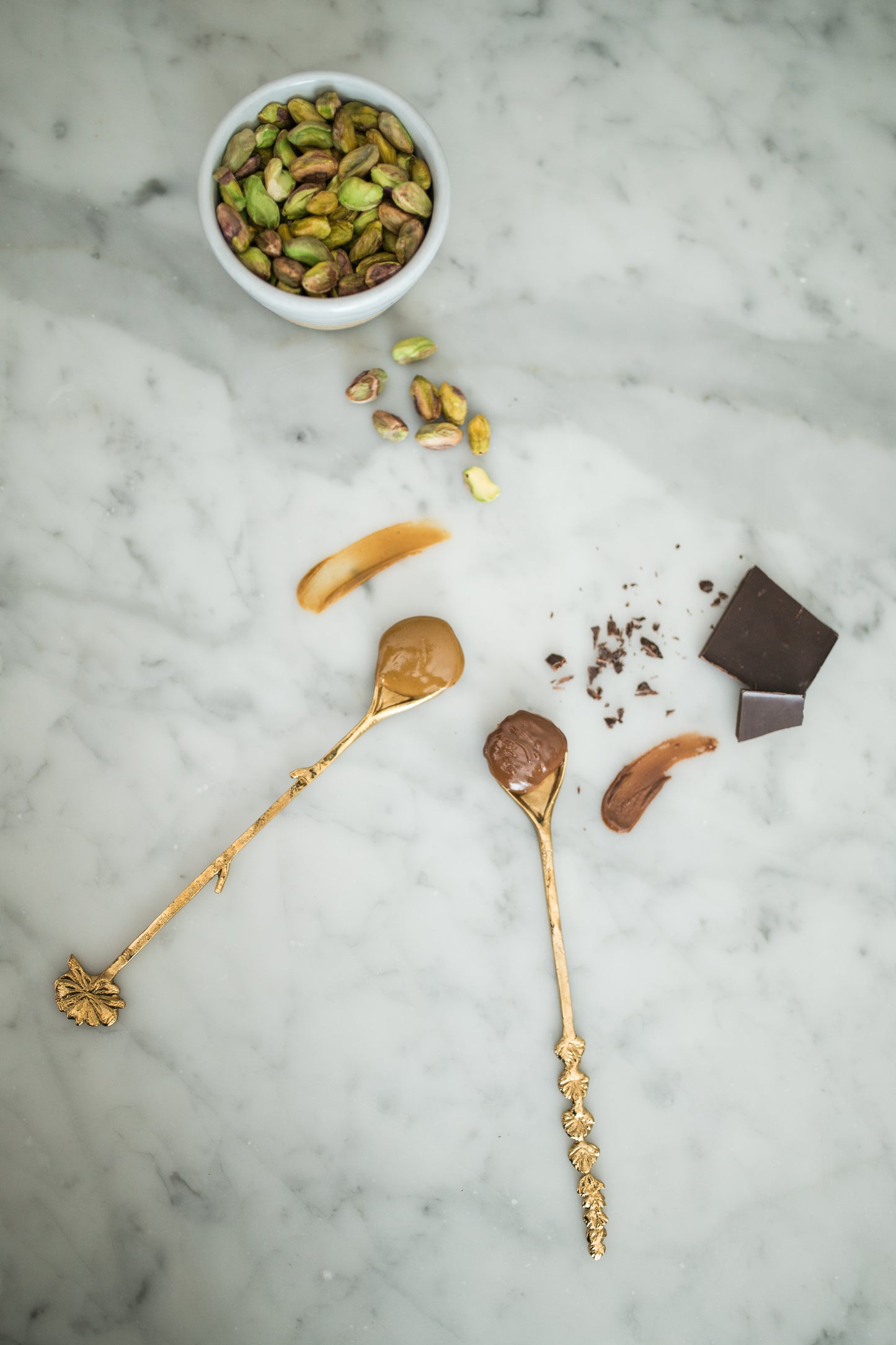 Chocolate and Pistachio Butter Duo