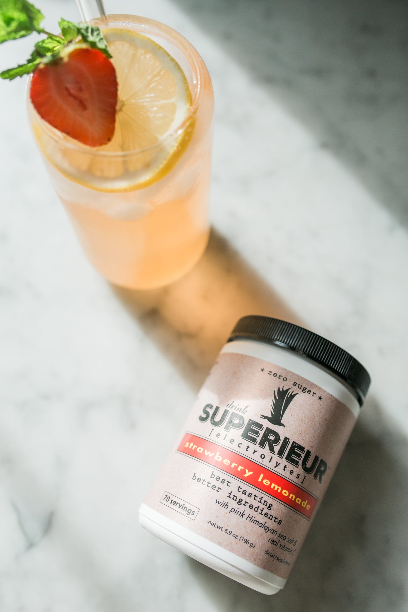 Strawberry Lemonade Electrolyte Mix