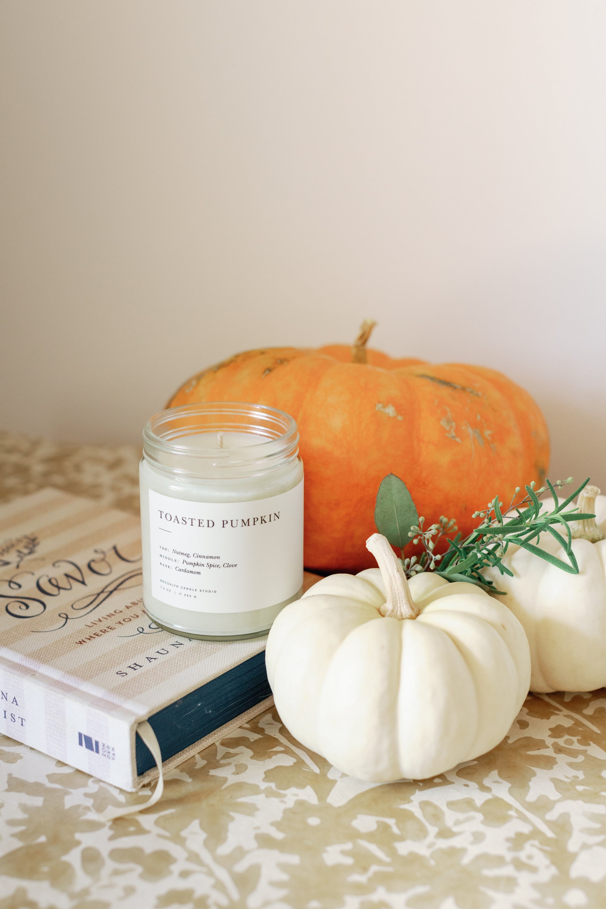 Image of a open Toasted Pumpkin Candle